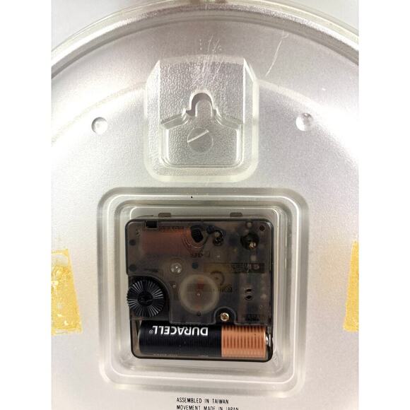 VTG Waltham Spartus 11" Quartz Wall Collectible Clock 80s Gold WORKS - Picture 12 of 16